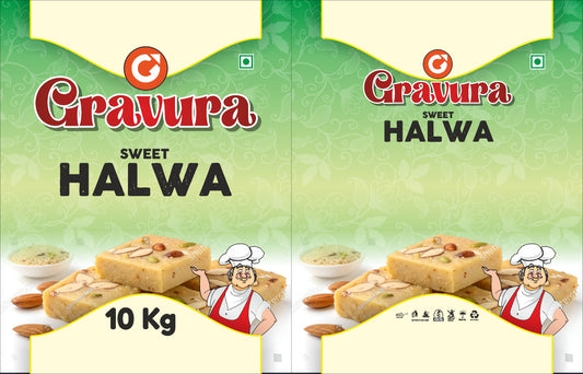 GR250 - Sweet Halwa Mawa Packaging Design Template