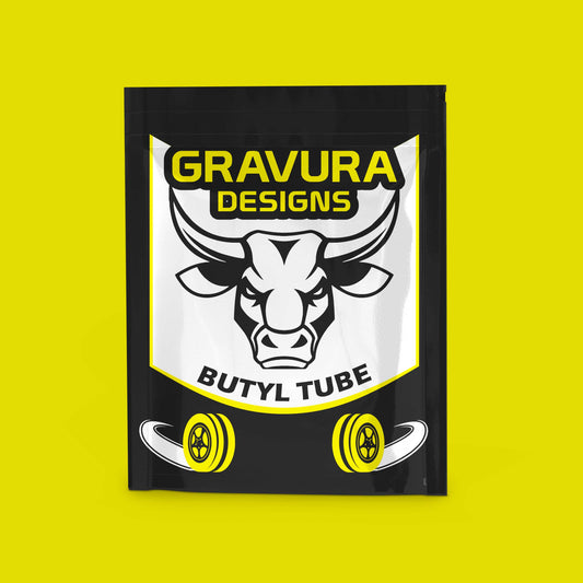 GR-24 - Bold Bull-Themed Packaging Design with Yellow-Black Contrast