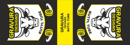 GR-24 - Bold Bull-Themed Packaging Design with Yellow-Black Contrast