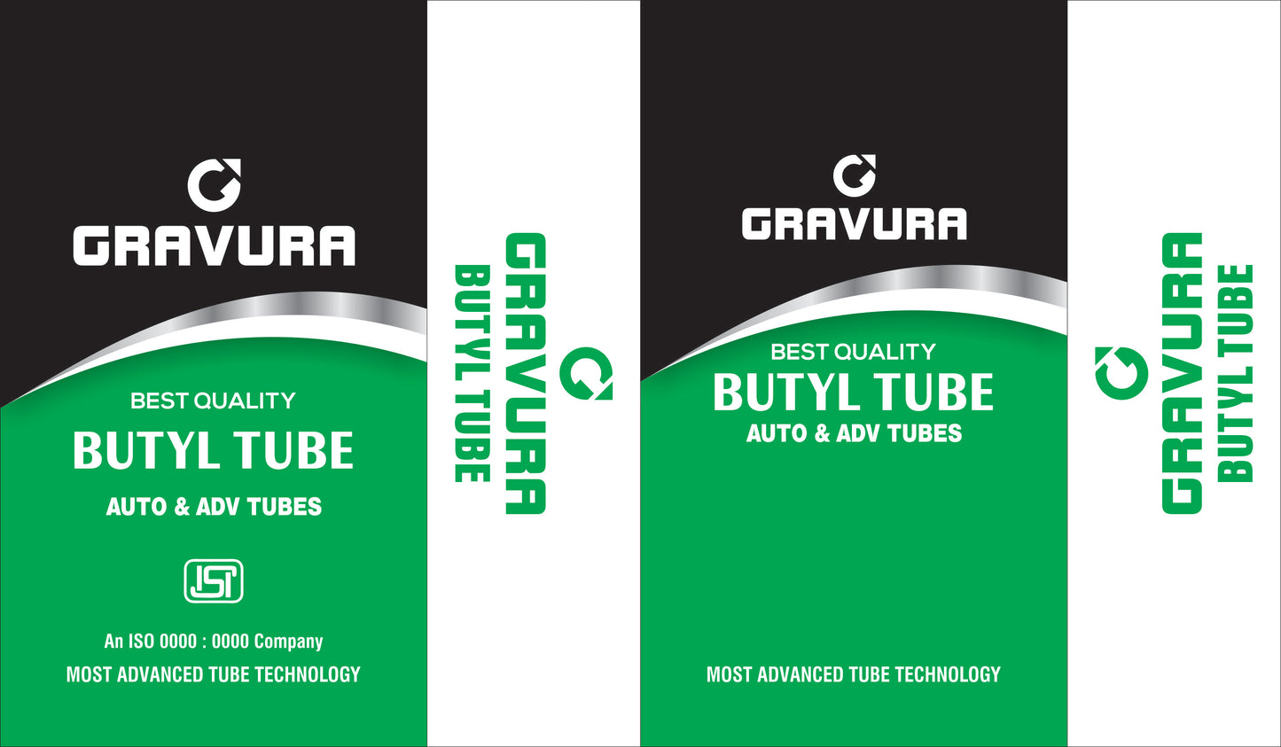 GR-30 - Modern High-Contrast Butyl Tube Packaging Design – Auto & ADV Range