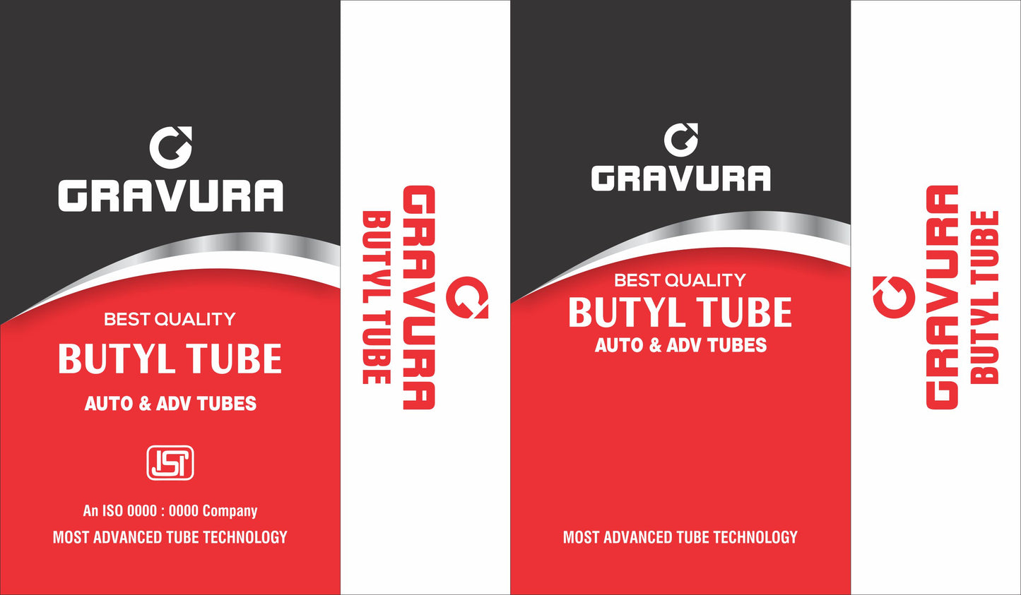 GR-30 - Modern High-Contrast Butyl Tube Packaging Design – Auto & ADV Range