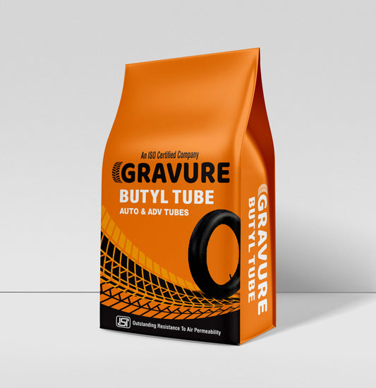 GR-31 - Bold Tread-Themed Butyl Tube Packaging Design – Auto & ADV Category