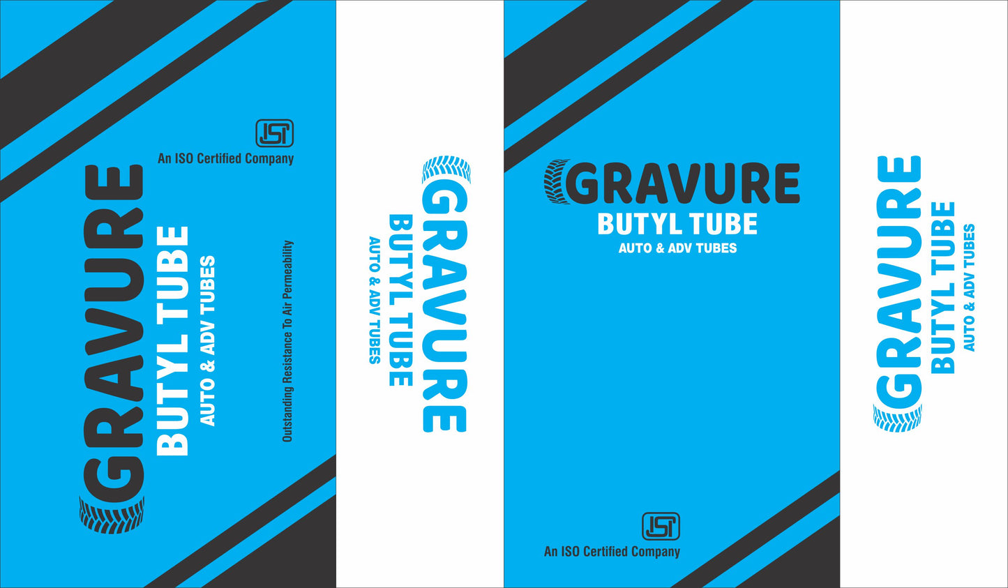 GR-32 - Modern Butyl Tube Packaging Design – Dual Color Variants (Blue & Purple)