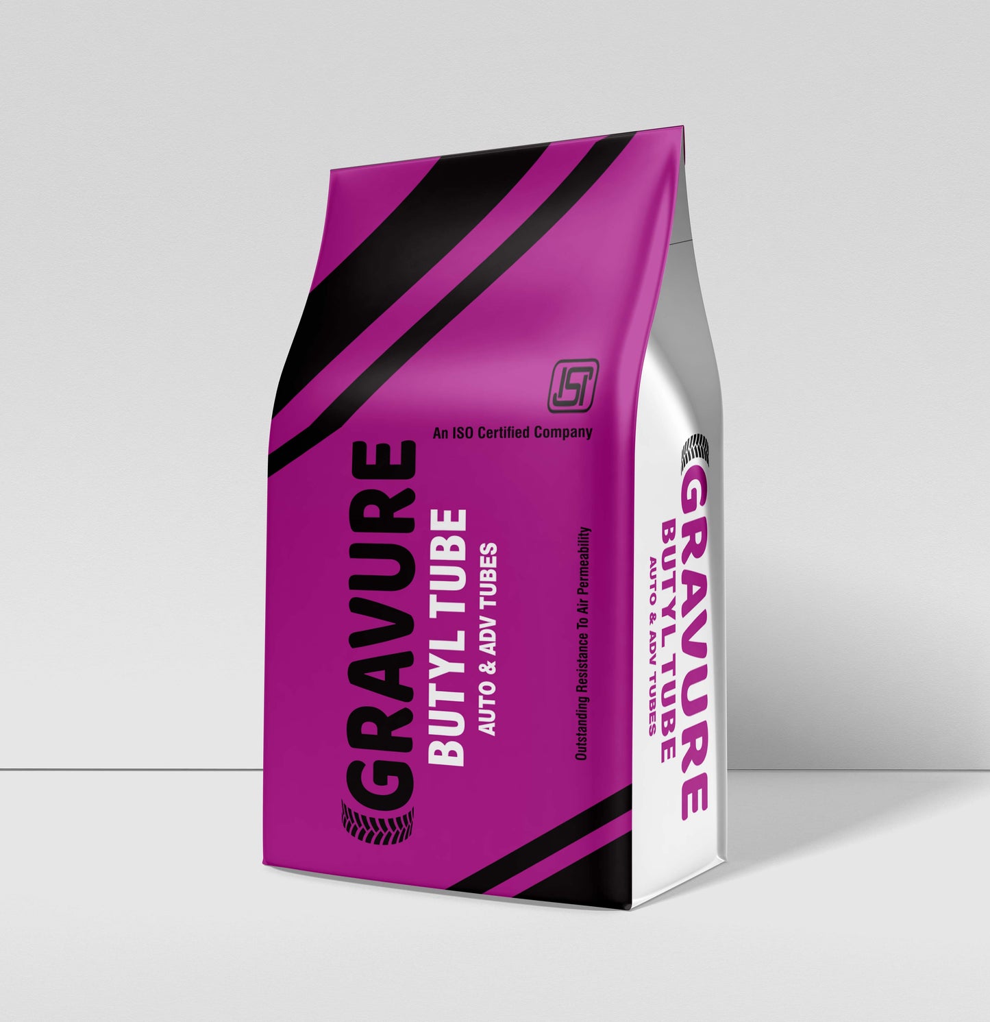 GR-32 - Modern Butyl Tube Packaging Design – Dual Color Variants (Blue & Purple)
