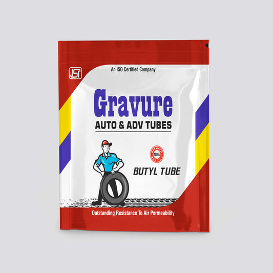 GR-34 - Bold Automotive Tyre Tube Packaging Design – Butyl Tube Concept